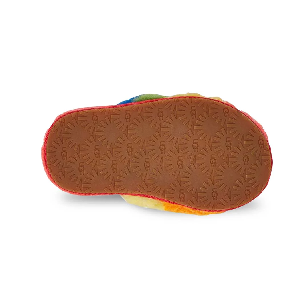 UGG® - Kids' (Infant) Fluff Yeah Cali Collage Slippers (1119841I-RSTR) - Image 4