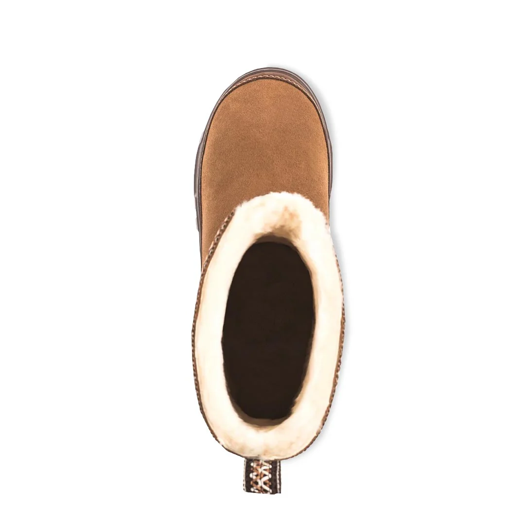 UGG® - Kids' (Preschool & Junior) Classic Short TrailGazer Boots (1157694K-CHE) - Image 4