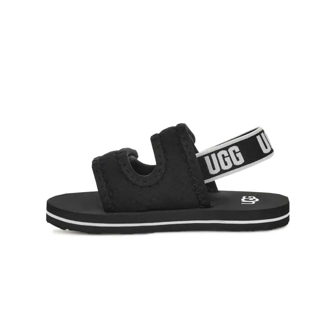UGG® - Kids' (Preschool & Junior) Lennon Slingback Sandals (1152817K-BLK) - Image 2