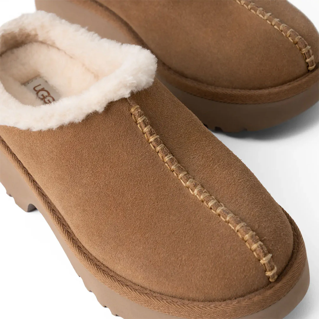 UGG® - Women's New Heights Cozy Clogs (1162510-CHE) - Image 4