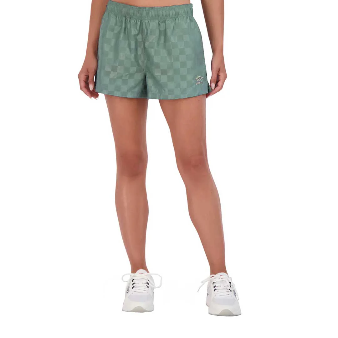 Umbro - Women's 3" Checkerboard Shorts (HUUL1UBF5 UZ4) - Image 2