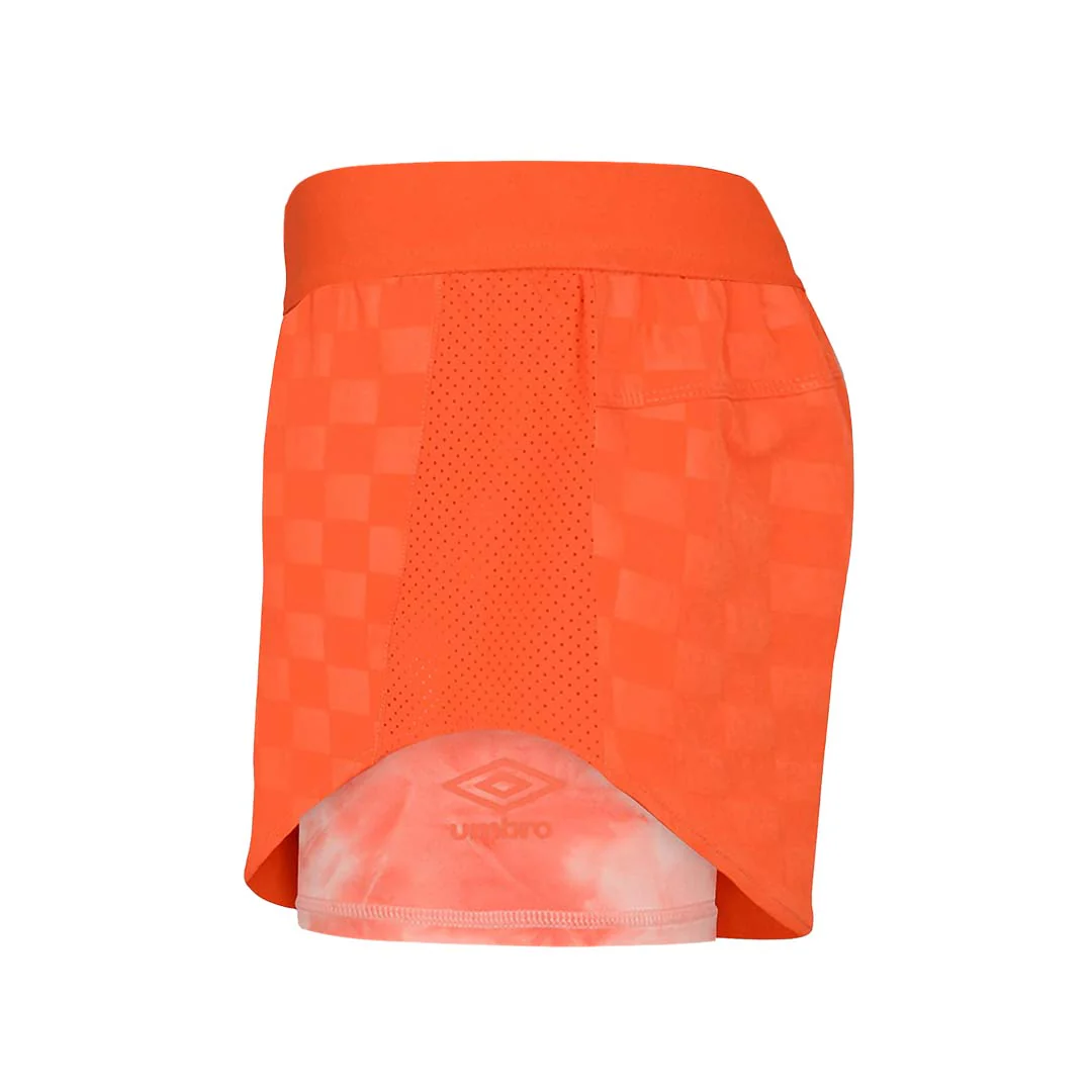Umbro - Women's Checkerboard Layer Shorts (HUUL1UBF4 UK8) - Image 5