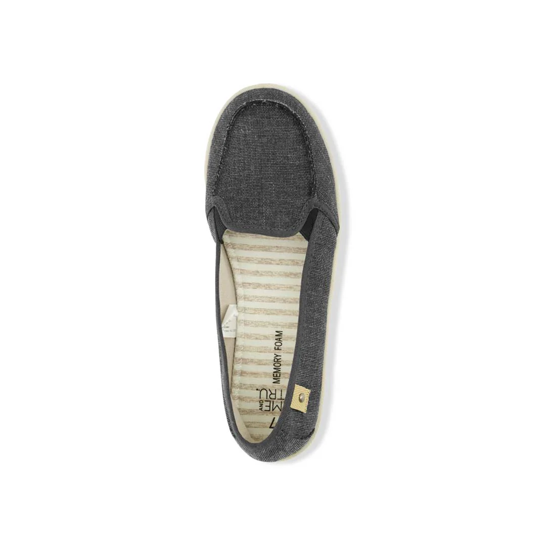 Women's Memory Foam Surf Moc Shoes (CLF0458WGN BLK) - Image 3